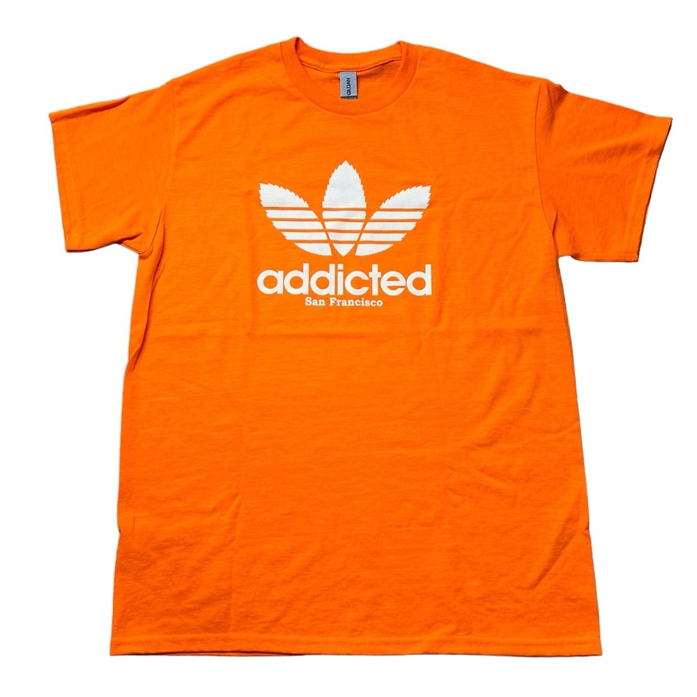 Gildan Addicted San Francisco T-Shirt Tee Crew Neck Weed